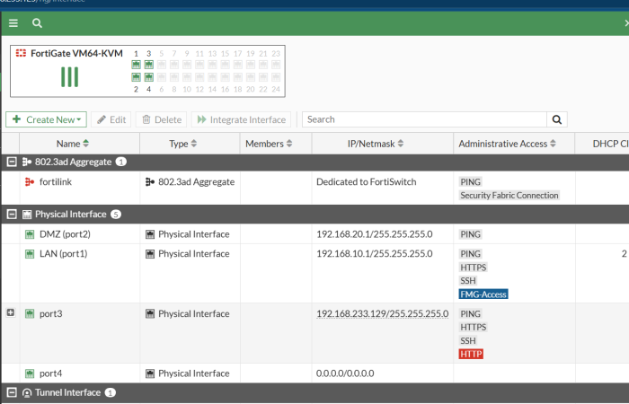 Interface Configuration