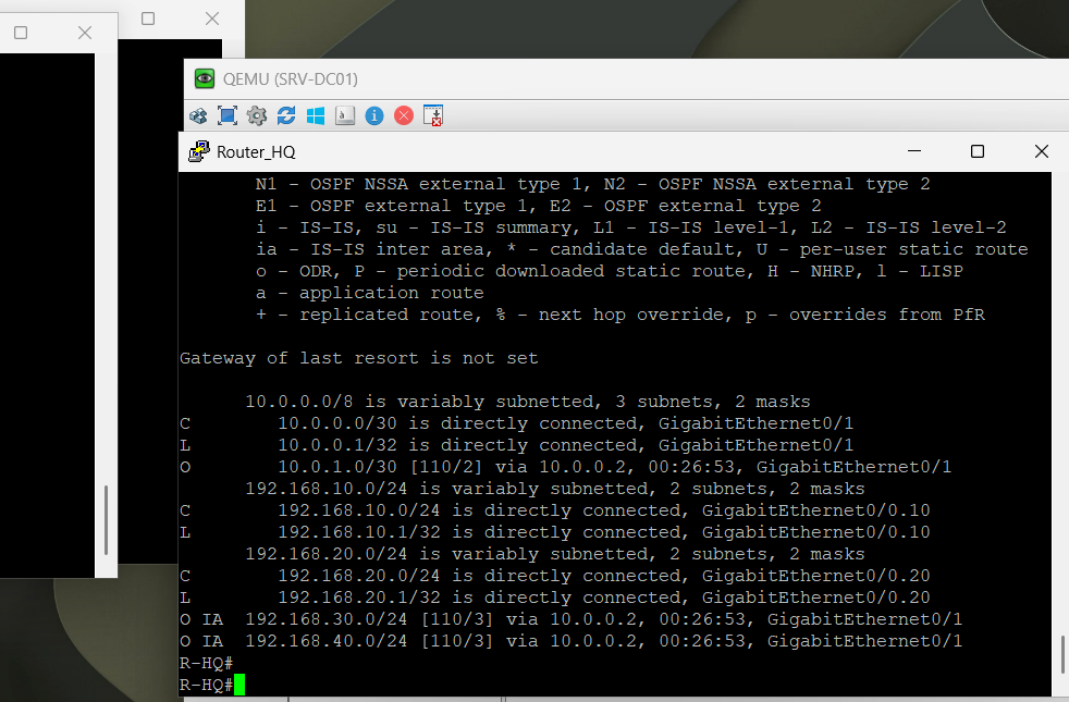 show ip route