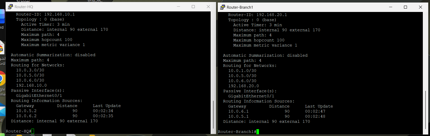 show ip protocols